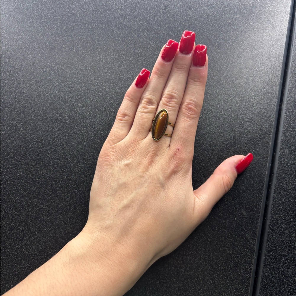 Tigers eye ring